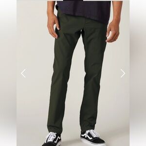 686 Everywhere Pants Slim Fit Sark Green 34/32 EUC